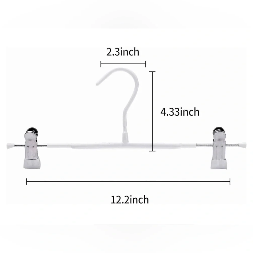 🔥3/$18🔥 Bundle of 6 adjustable pants hangers